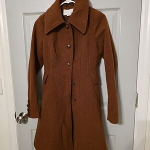 Elegant Brown Women's Coat